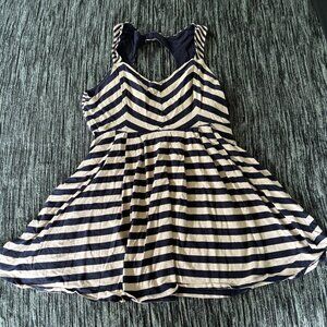 LC Lauren Conrad Striped Dress Pink Blue Kohls